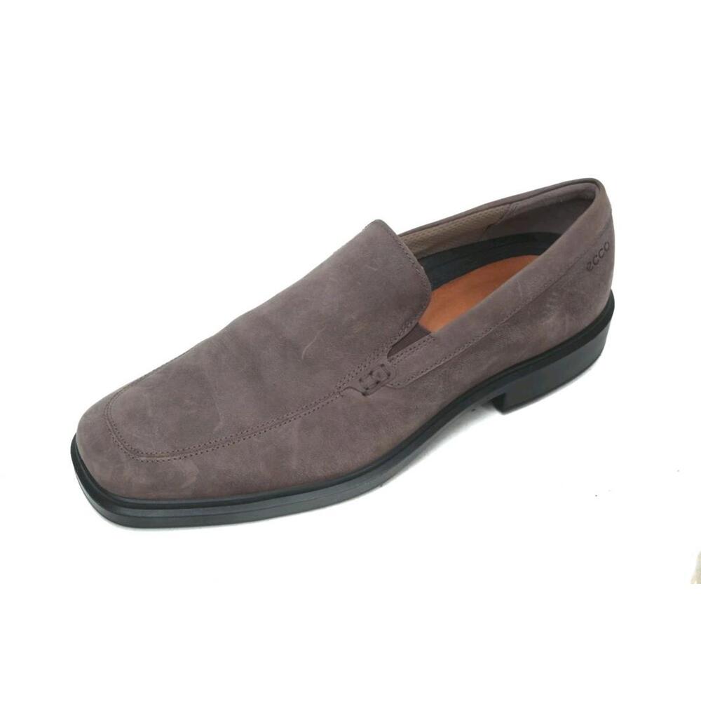 Ecco Helsinki 2 Leather Loafer Taupe Mens Slip On EU 50 Us 16-16.5